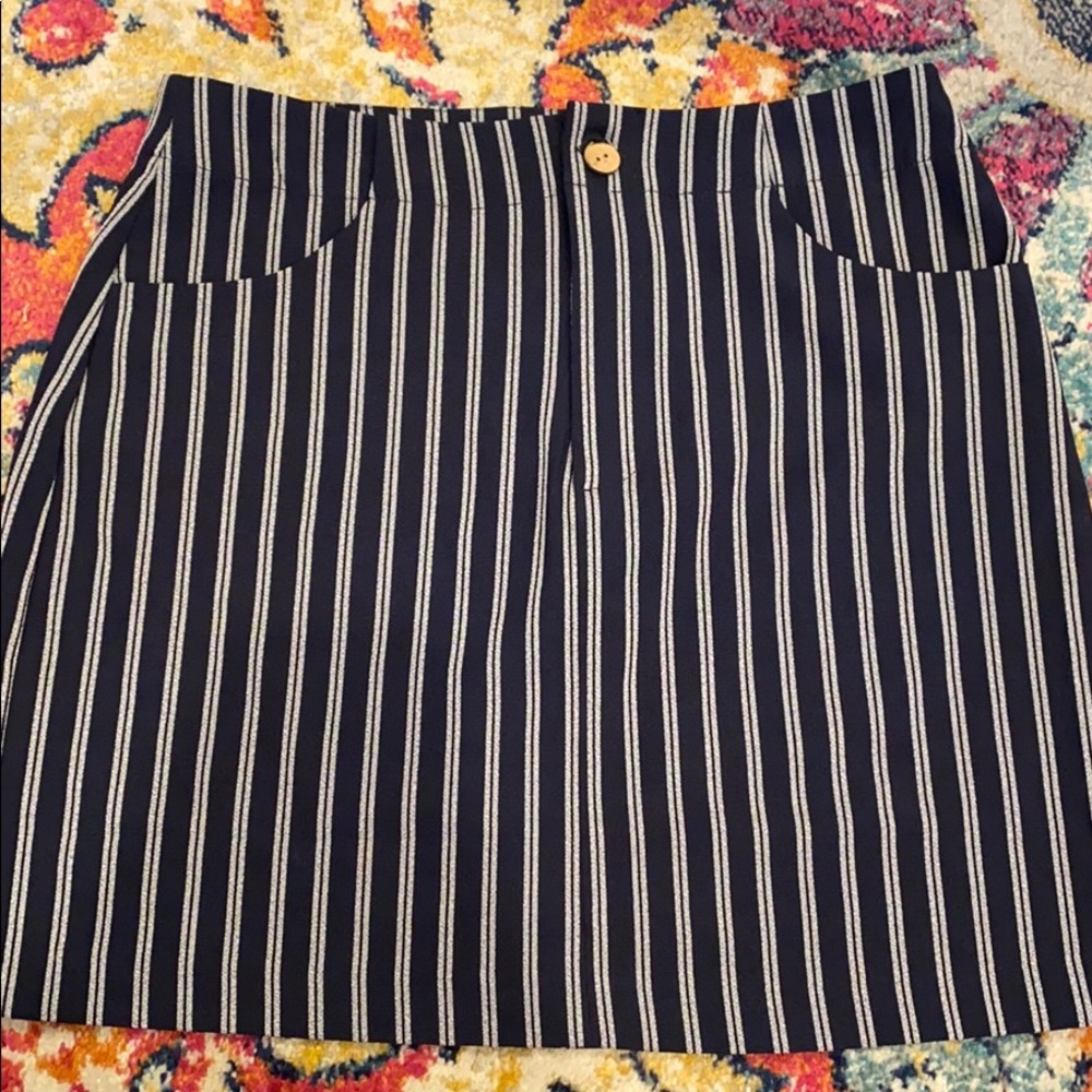 Pull & Bear striped mini skirt
